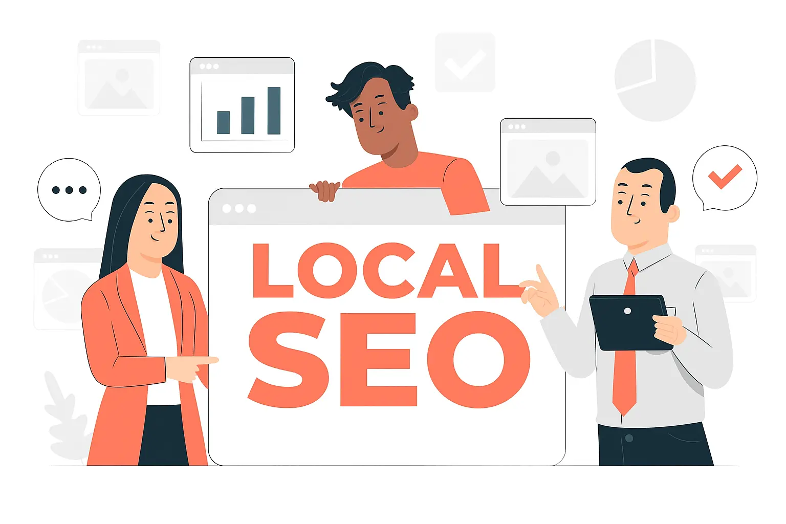 Local Elevate team providing expert Local SEO services.